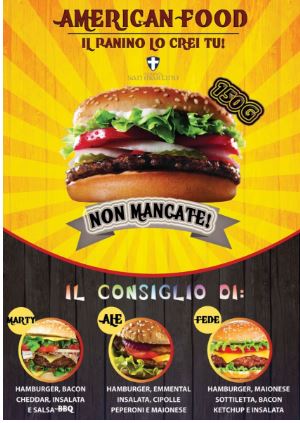 Legnano, Contrada San Martino: 19/05 “American Food” ” Il Panino lo crei&nbsp;tu”