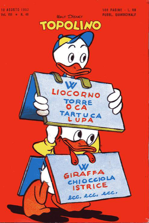 Palio di Siena, Il Palio ed i fumetti: Da Topolino fino ad&nbsp;Asterix