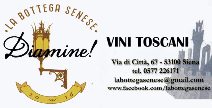 Conosciamo i nostri Sponsor: “Diamine” la “Bottega&nbsp;Senese”