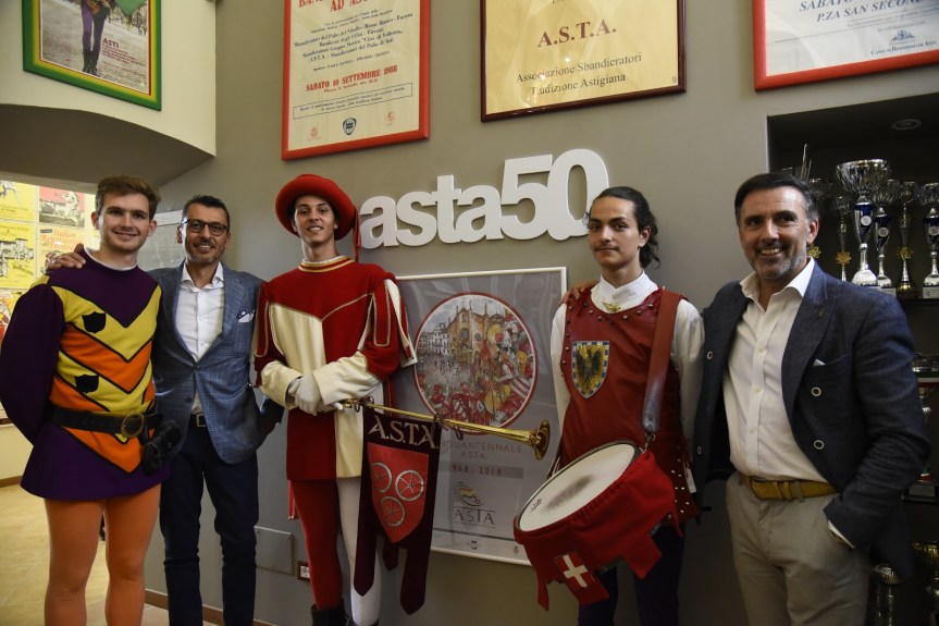 Palio di Asti: Annullo filatelico per il 50° Anniversario del Gruppo Sbandieratori del Palio di&nbsp;Asti