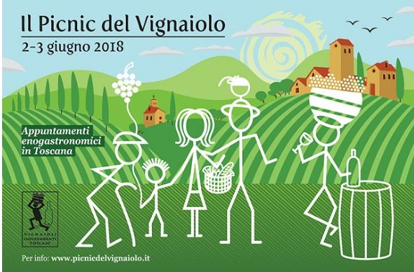 Toscana, Pic-nic del Vignaiolo: il 2 e 3 giugno la degustazione è tra i filari della Toscana