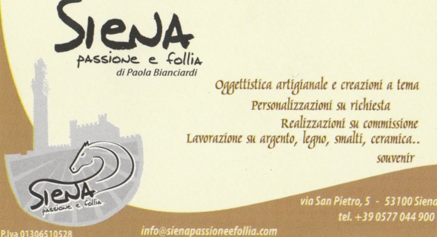 SIENA PASSIONE E FOLLIA