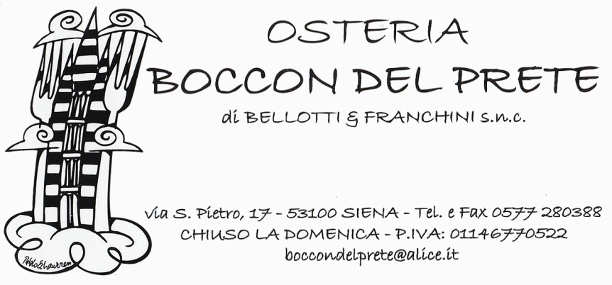 Conosciamo i nostri sponsor: L’osteria “Boccon del&nbsp;Prete”