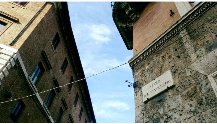 Angoli pittoreschi di Siena: Vicolo del Rustichetto
