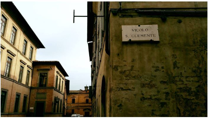 Angoli pittoreschi di Siena: Vicolo di San&nbsp;Clemente