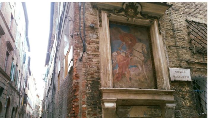Angoli pittoreschi di Siena: Vicolo Magalotti