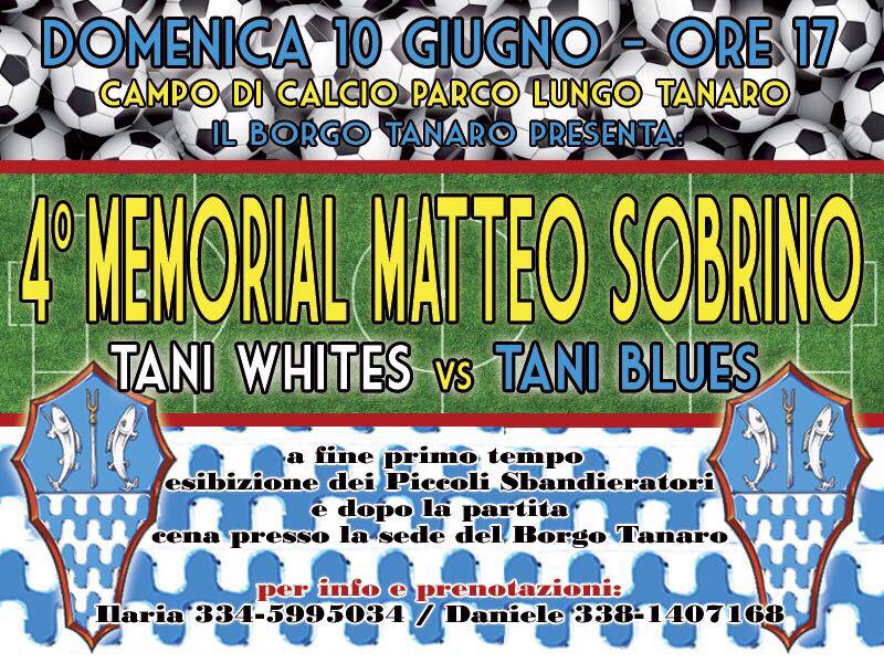 Asti, Borgo Tanaro: 10/06 Tanaro – Domenica 10 giugno il Memorial Sobrino e la cena “Friggi che ti&nbsp;passa”