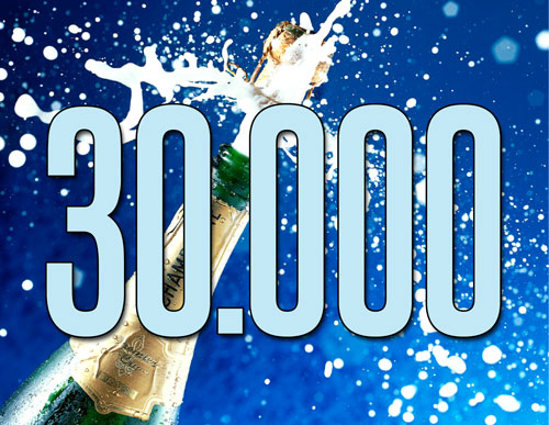 Nuovo Record per il Blog: Superata quota 30.000&nbsp;Visite!!