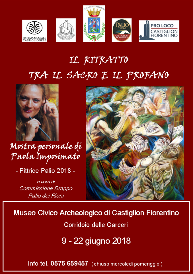 Palio di Castiglion Fiorentino: Oggi 09/06 Inaugurazione della Mostra “Il Ritratto tra il Sacro e il Profano”