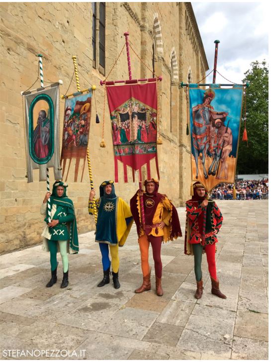 Arezzo, Giostra del Saracino: Quando si è disputata in quest’ordine di&nbsp;carriere