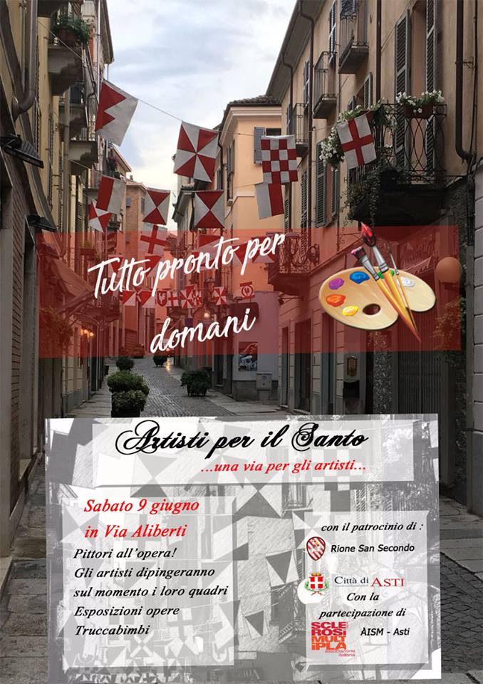 Asti, Rione San Secondo: 09/06 “Artisti Per Il&nbsp;Santo”