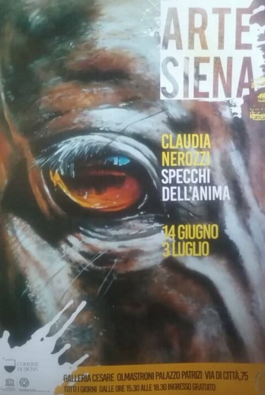 Siena: Dal 14/06 al 03/07 Mostra di Claudia Nerozzi “Specchi nell’Anima”
