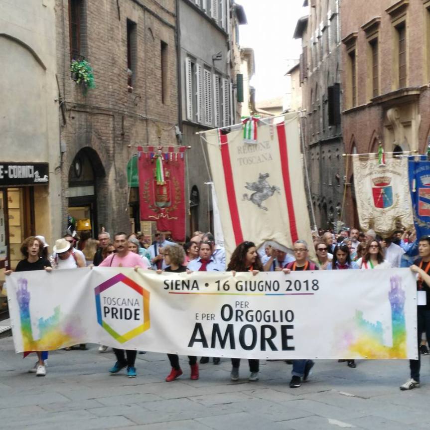 Siena, Toscana Pride: Tutto è scorso regolare, Fotogallery