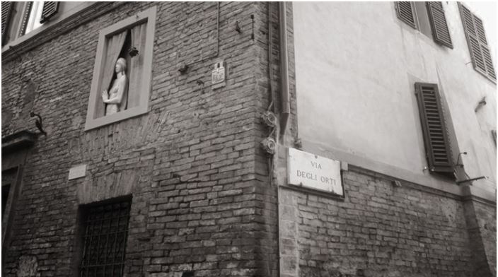 Angoli pittoreschi di Siena: Via degli&nbsp;Orti