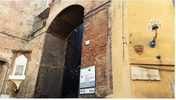 Angoli pittoreschi di Siena: Via delle Cerchia