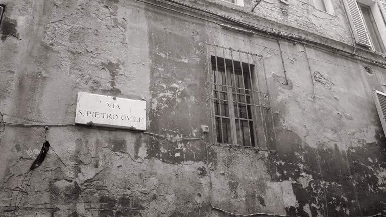 Angoli pittoreschi di Siena: Via San Pietro a&nbsp;Ovile