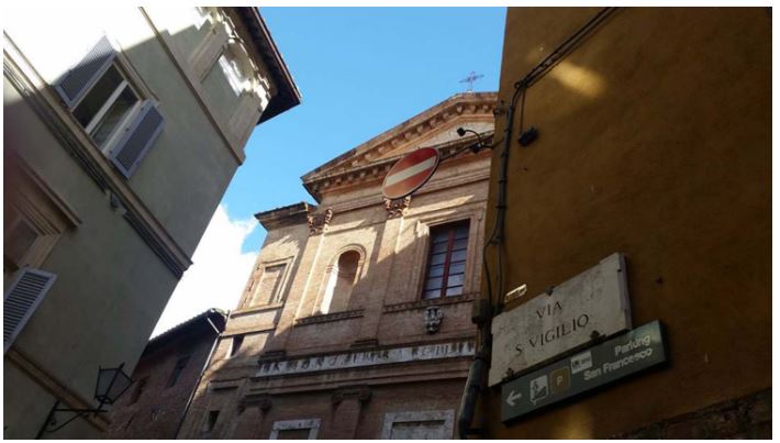 Angoli pittoreschi di Siena: Via San&nbsp;Vigilio