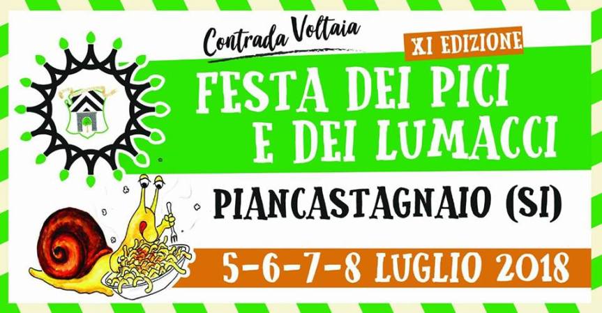 Palio di Piancastagnaio, Contrada Voltaia: 5-6-7-8/07 “Festa dei Pici e dei&nbsp;Lumacci”