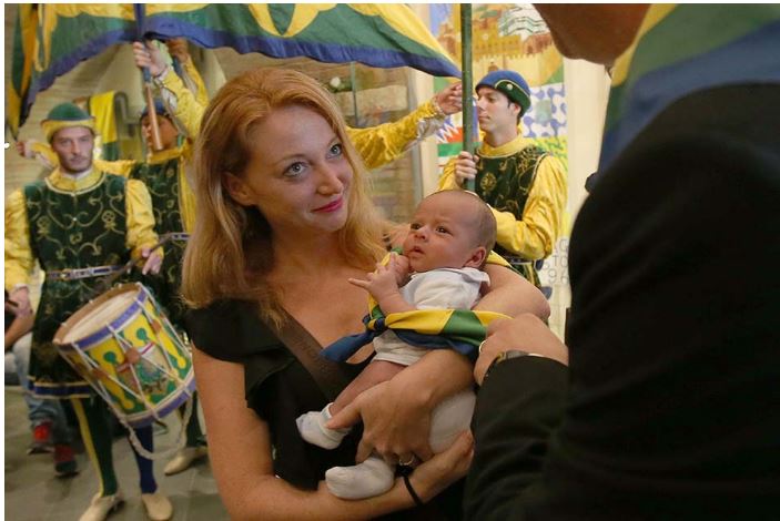 Siena, Contrada del Bruco: I battesimi 2018,&nbsp;Foto