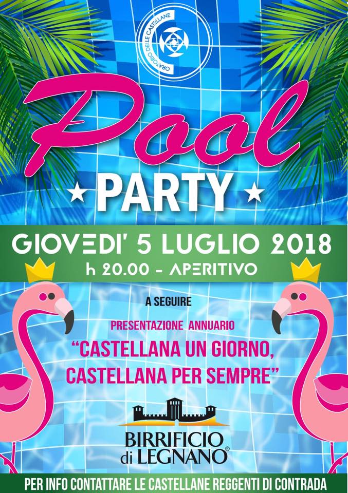 Palio di Legnano, Oratorio delle Castellane: 05/07 “Pool&nbsp;Party”
