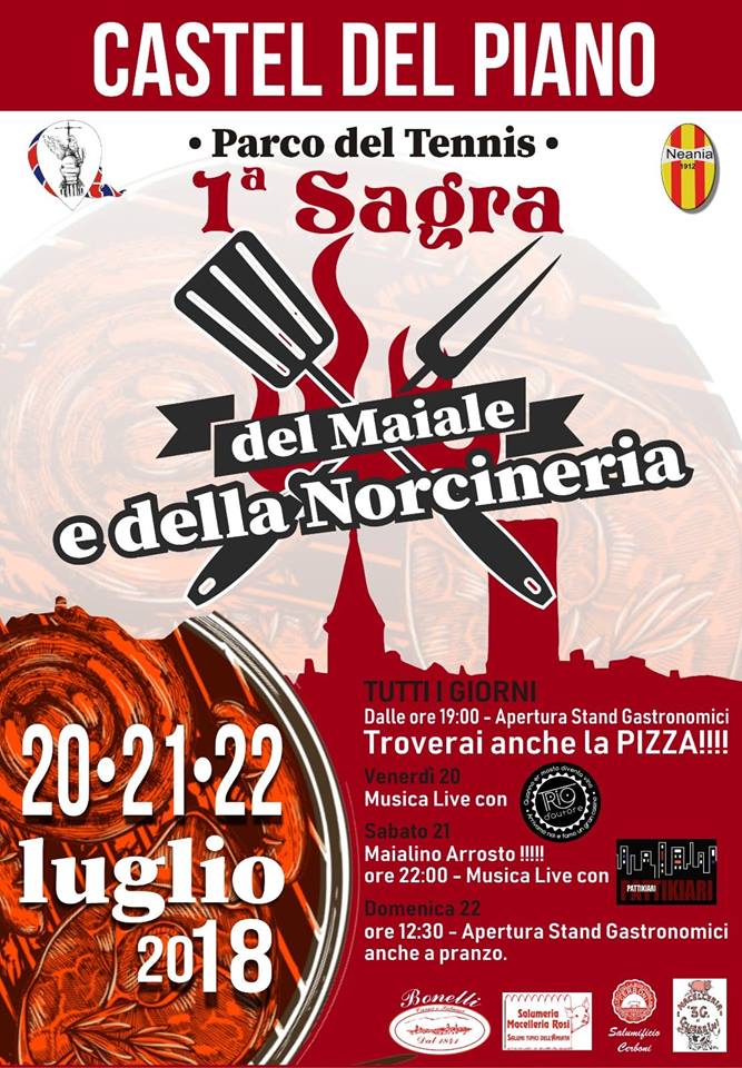 Palio di Castel del Piano: Prosciutti e salsicce Colpo… grasso alla sagra del&nbsp;maiale