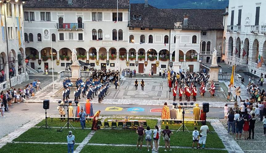 Palio di Feltre: 28/08 Sfida Musici e&nbsp;Sbandieratori