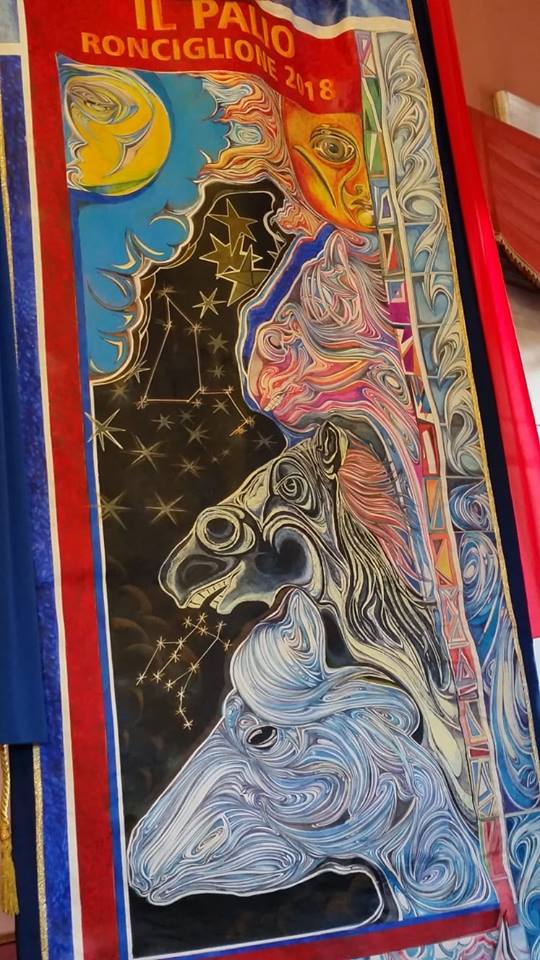 Palio di Ronciglione: Presentato il Drappo del&nbsp;Palio