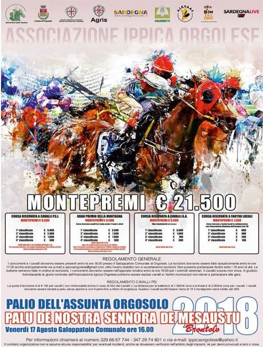 Palio di Orgosolo: Il Palio è stato annullato causa violenta bomba&nbsp;d’acqua