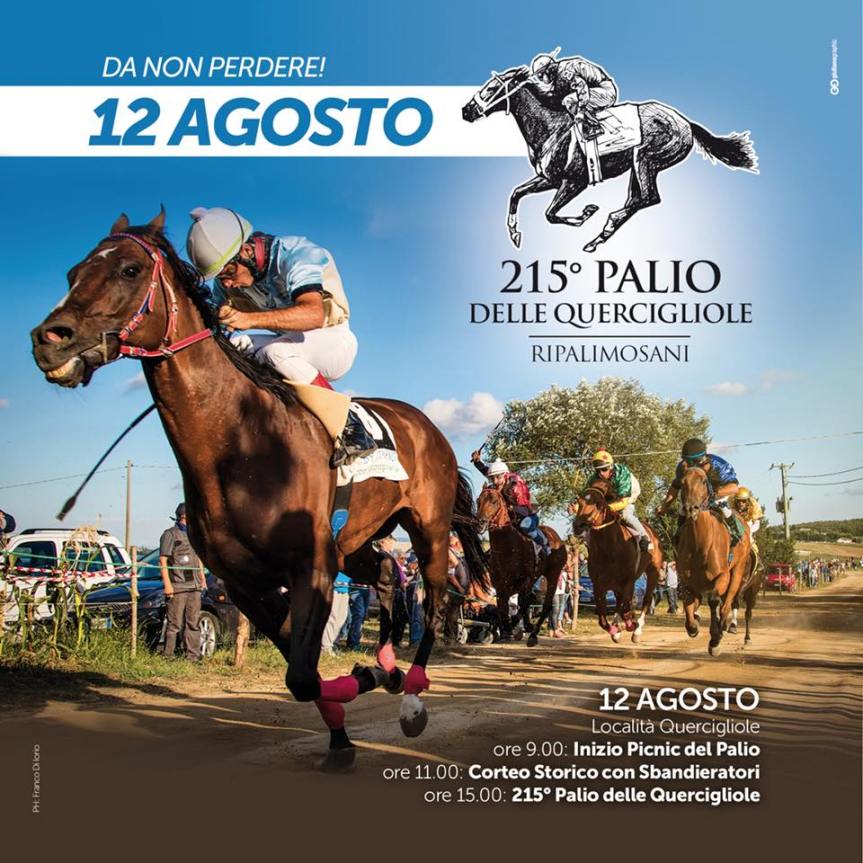 Palii d’italia, Ripalimosani: 12/08 215° palio delle&nbsp;Quercigliole