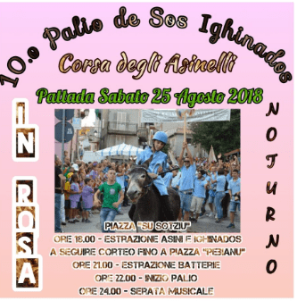 Sardegna, Pattada: 25/09 10° Palio de Sos Ighinades, Corsa degli&nbsp;Asinelli