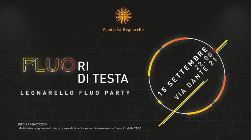 Legnano, Contrada Legnarello: Oggi 15/09 FLUOri Di&nbsp;Testa!!