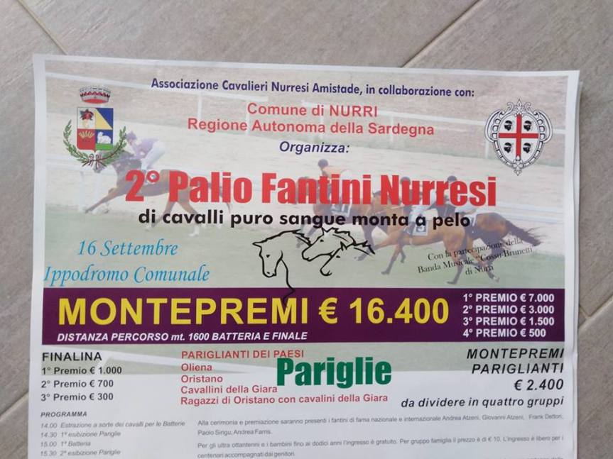 Nurri ( SU ): 16/09 2° Palio Fantini&nbsp;Nurresi