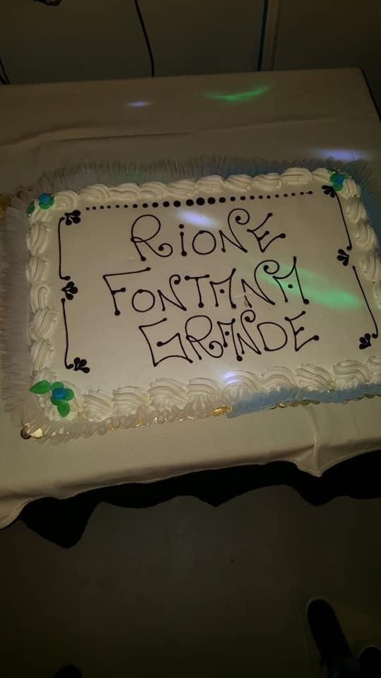 Palio di Ronciglione, Rione Fontana Grande: Resoconto Cena della Vittoria&nbsp;2018