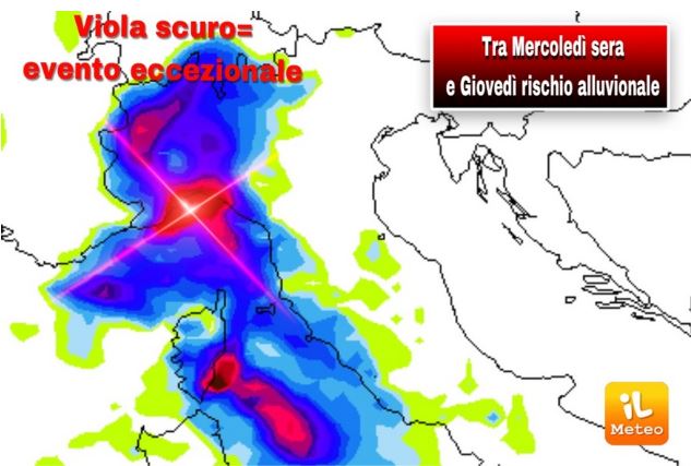 Italia, Meteo: 11/10 Maltempo eccezionale, rischio alluvionale, ecco le zone più&nbsp;colpite