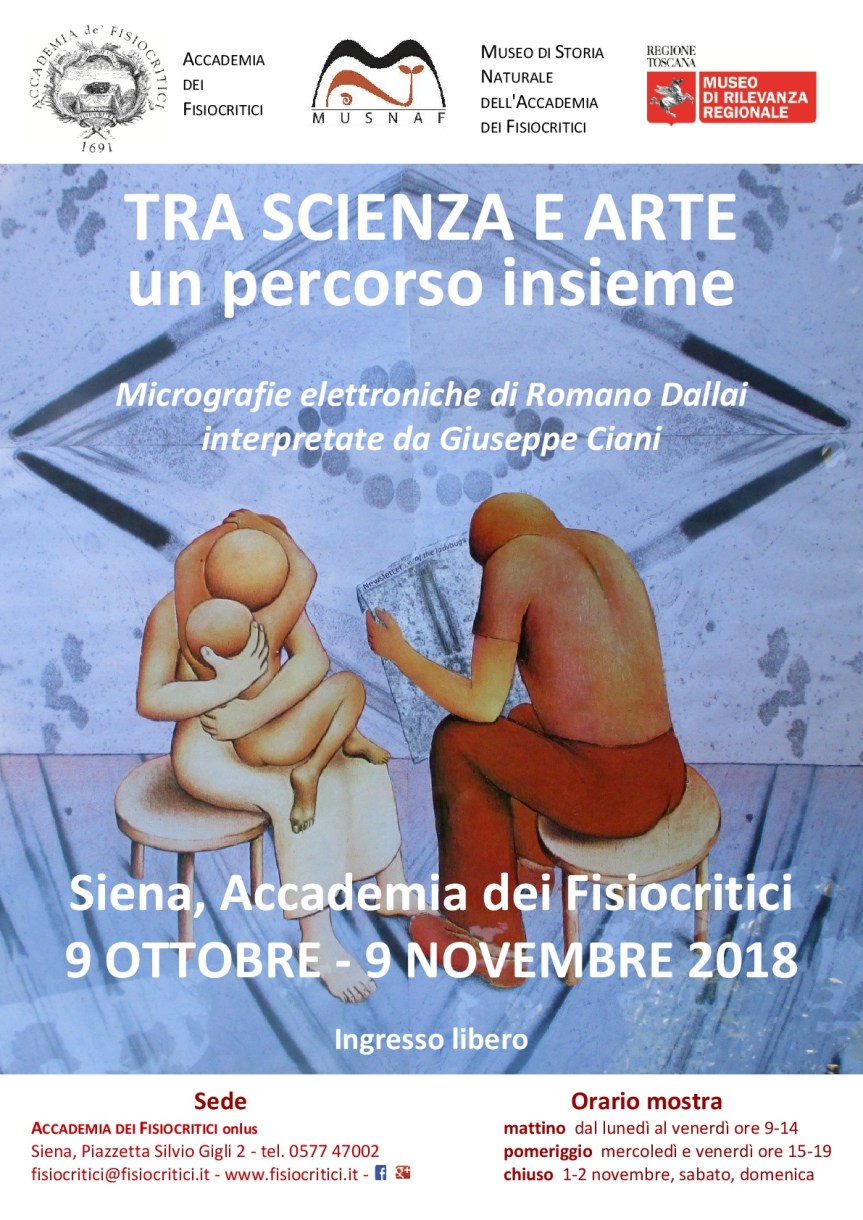 Siena: Fino al 09/11 all’Accademia dei Fisiocritici “Fra Scienza e&nbsp;Arte”