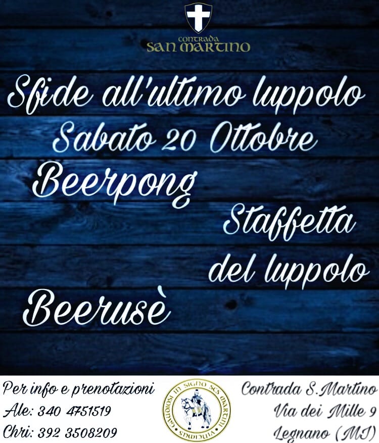 Palio di Legnano, Contrada San Martino: 20/10 Festa&nbsp;Baverese