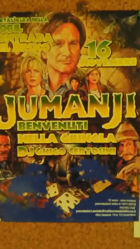 Siena, Contrada del Bruco: 16/11 Discoteca&nbsp;Jumanji