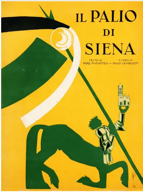 Palio di Siena: Il Palio di Siena visto da Duilio&nbsp;Cambellotti