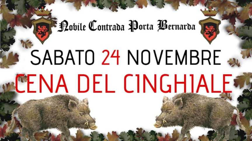 palio di Fucecchio, Contrada Porta Bernarda: 24711 Cena del&nbsp;Cinghiale