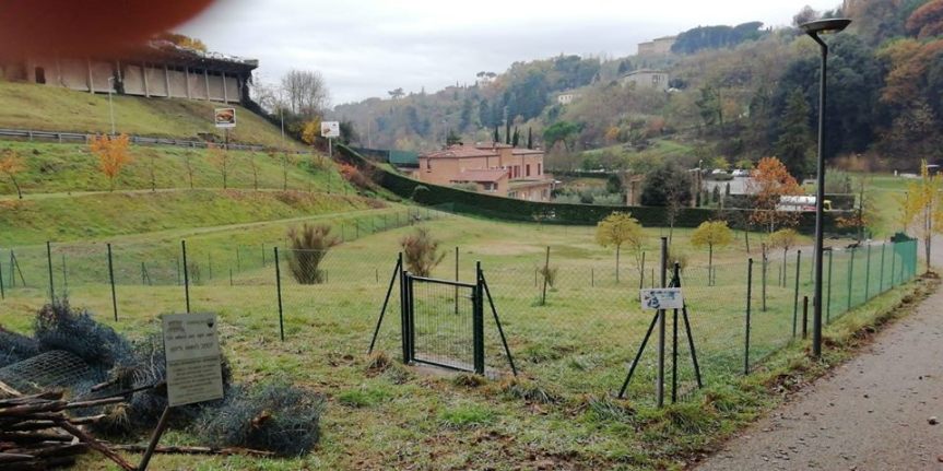 Siena: Risistemata tutta l’area cani al parco dell’unità d’Italia in Pescaia