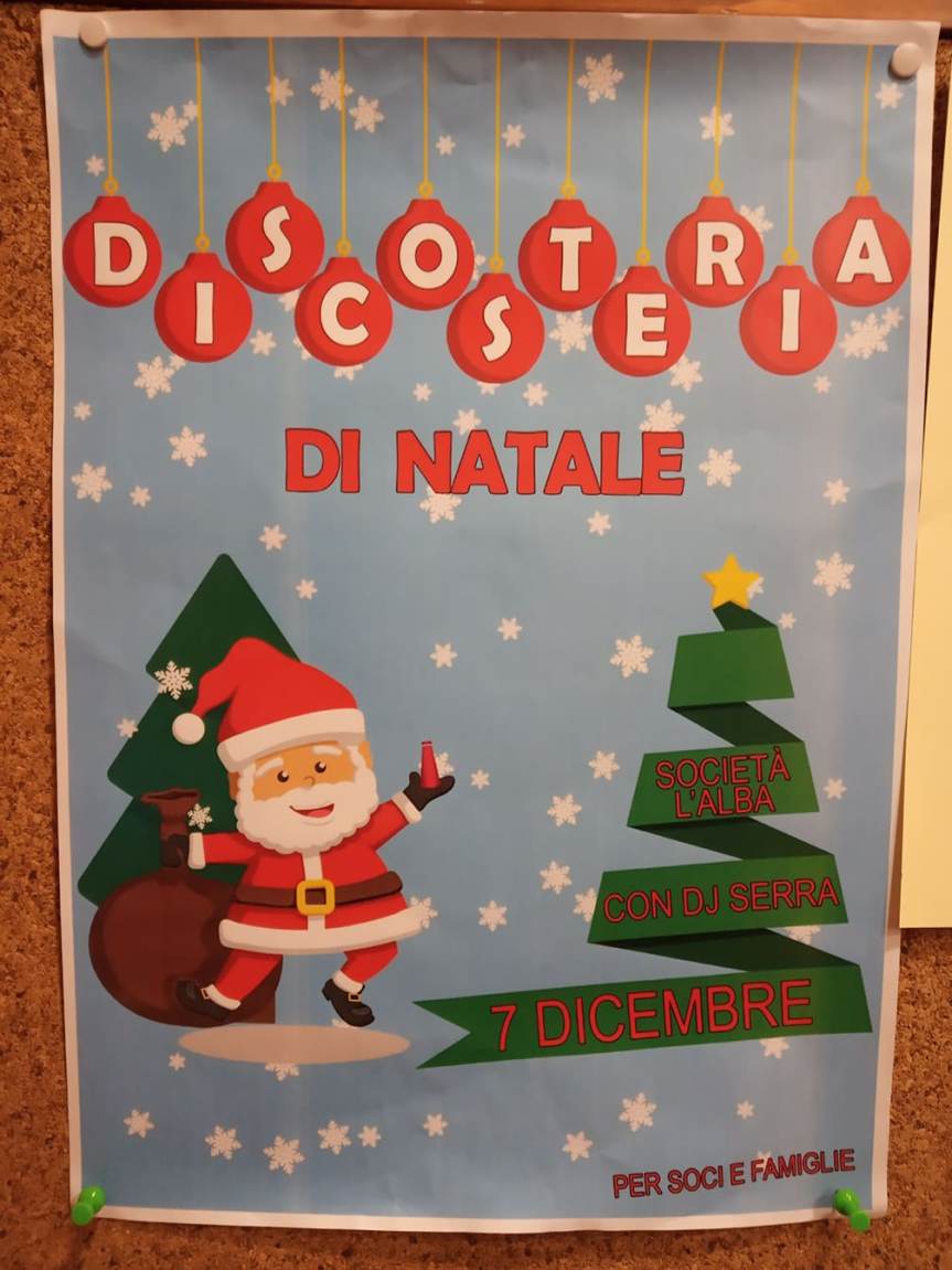 Siena, Contrada del Bruco: 07/12 “Discosteria di&nbsp;Natale”