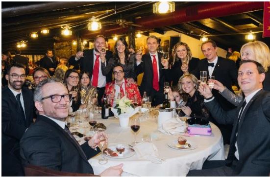 Palio di Legnano, Contrada Legnarello: In 150 all’elegante Cena di Natale&nbsp;giallorossa
