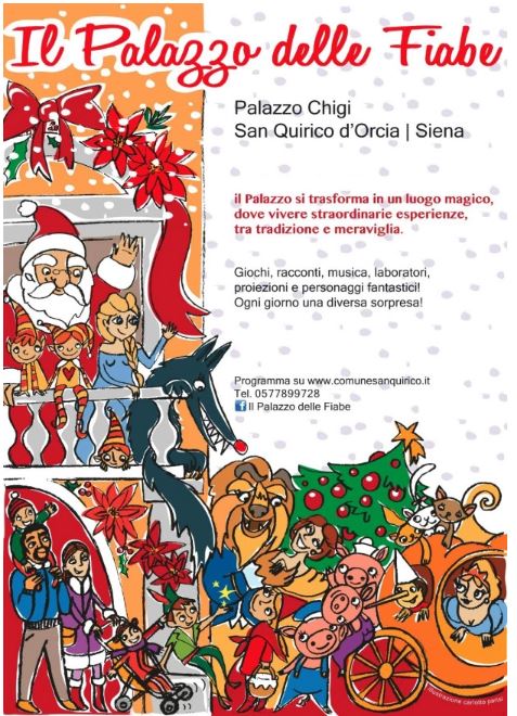 Preovincia di Siena, San Quirico d’Orcia: Torna “Palazzo delle Fiabe” Edizione 2018″