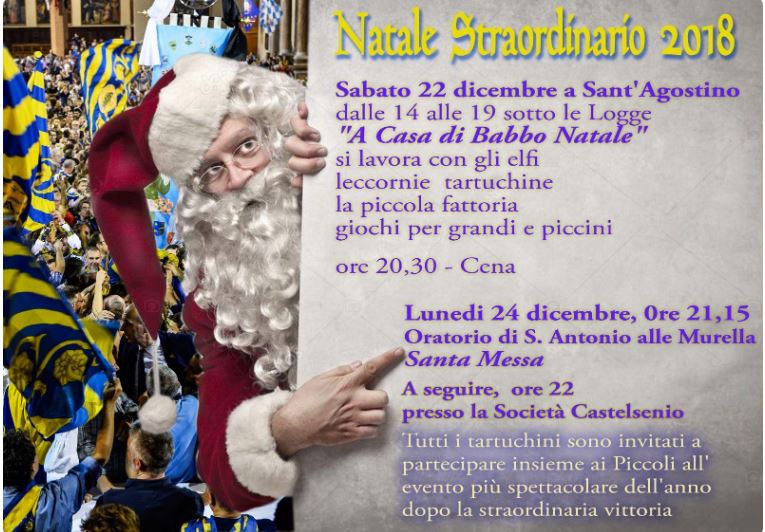 Siena, Contrada della Tartuca: Natale Straordinario 2018