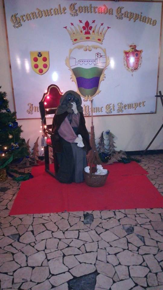 Palio di Fucecchio, Contrada Cappiano: Ieri 05/01 E’arrivata la&nbsp;Befana!!