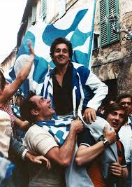 Palio di Siena: 1980.Mauro Matteucci di Civita Castellana vince il Palio di Siena. Archivio Biblioteca&nbsp;Comunale