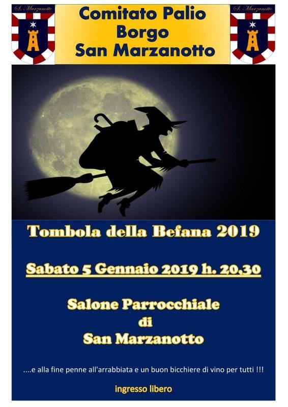 Palio di Asti, Comitato Palio Borgo San Marzanotto: 05/01 ore 20.30 Tombola della Befana&nbsp;2019