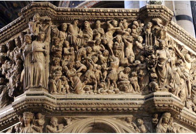 Siena: ”Risvegli d’arte”, Alessandro Bagnoli racconta il restauro del pulpito della Cattedrale di&nbsp;Siena