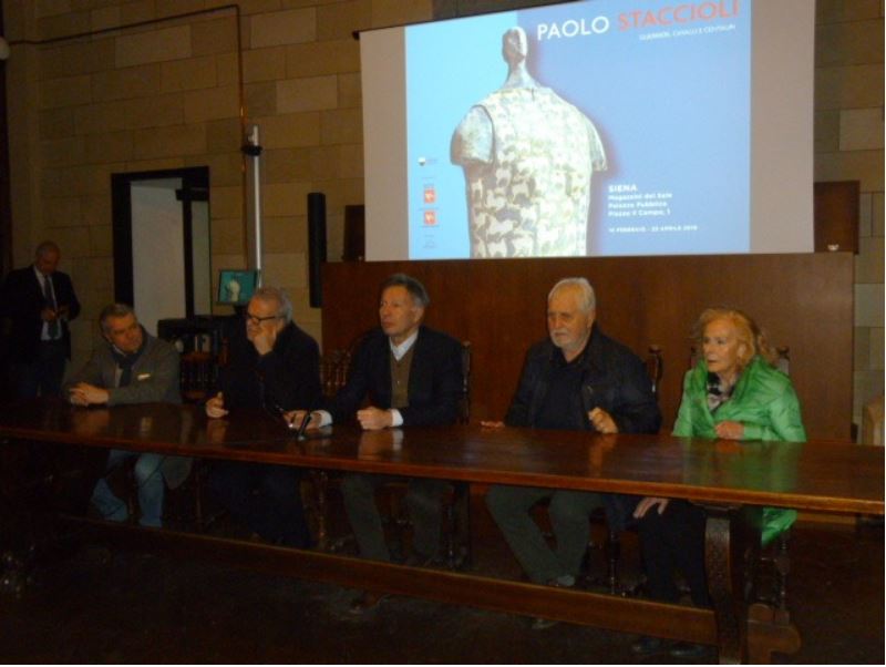 Siena: Inaugurata la mostra “Guerrieri, cavalli e centauri” di Paolo&nbsp;Staccioli