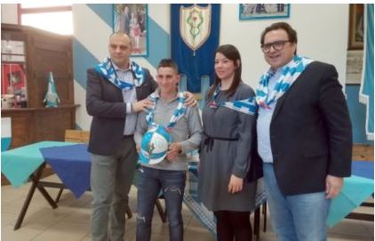 Palio di Ferrara, Contrada San Benedetto:Alla Cena dei 100 Giorni al Palio del 23/02 annunciati il fantino Alessio Ginannetti e il cavallo Forban du&nbsp;Pecos